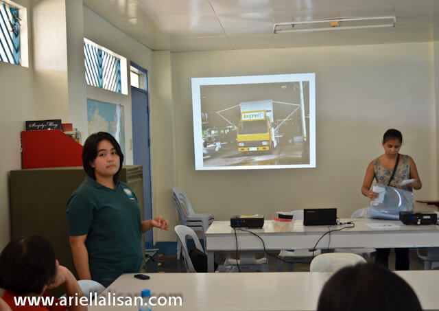 JeepneED drivers present the project in Sarangani